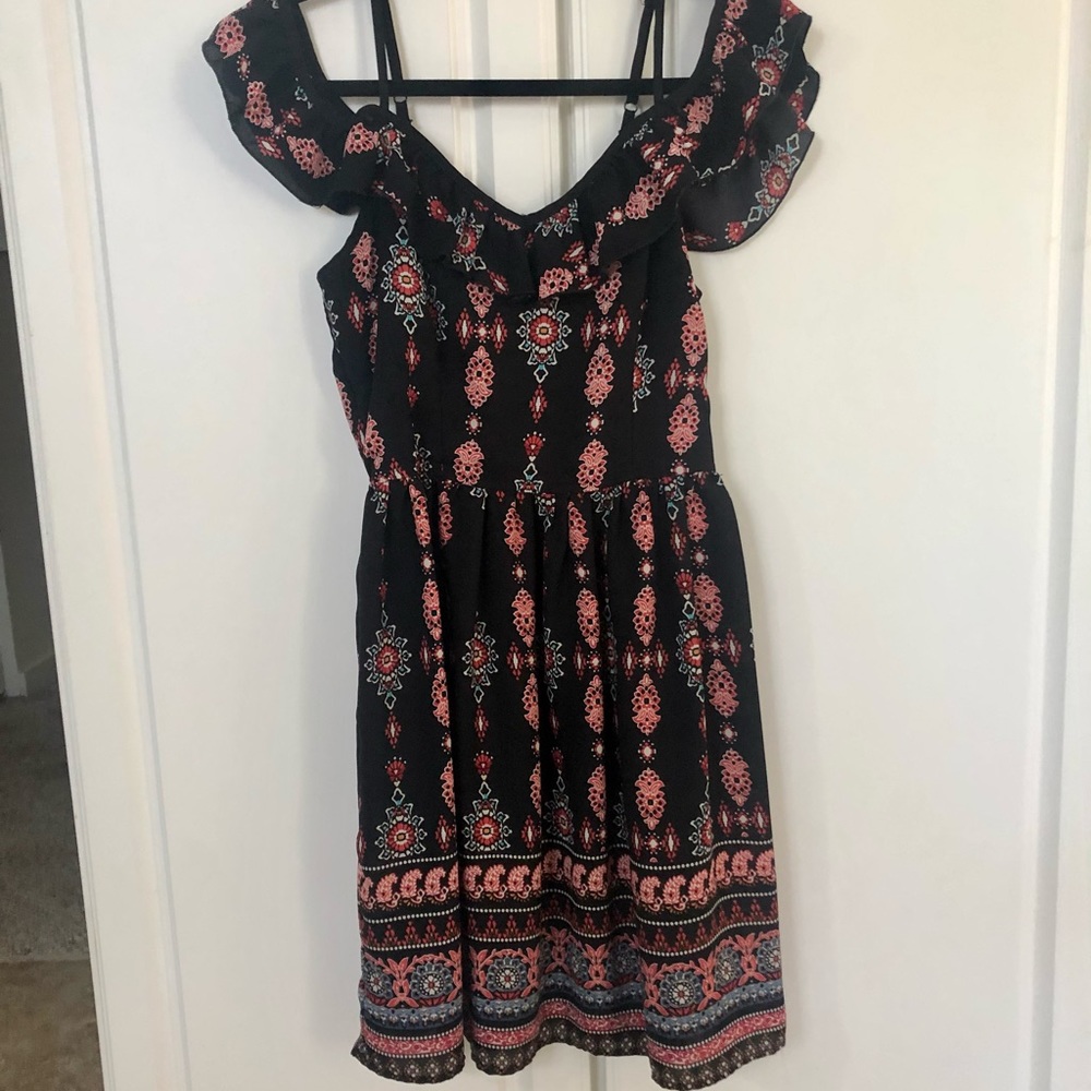 Aztec print dress